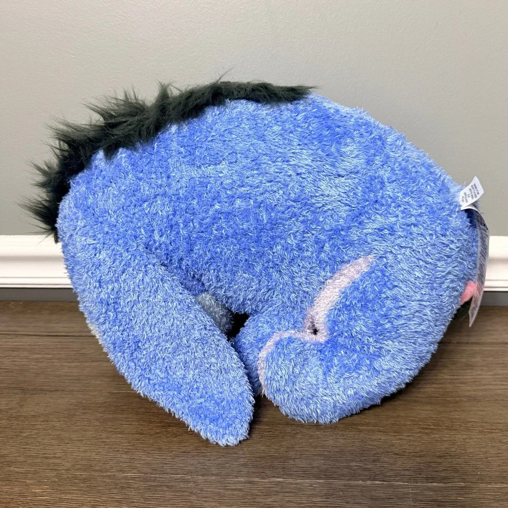 Disney Eeyore Plush Winnie the Pooh Blue Sherpa Textured‎ Stuffed Animal 12